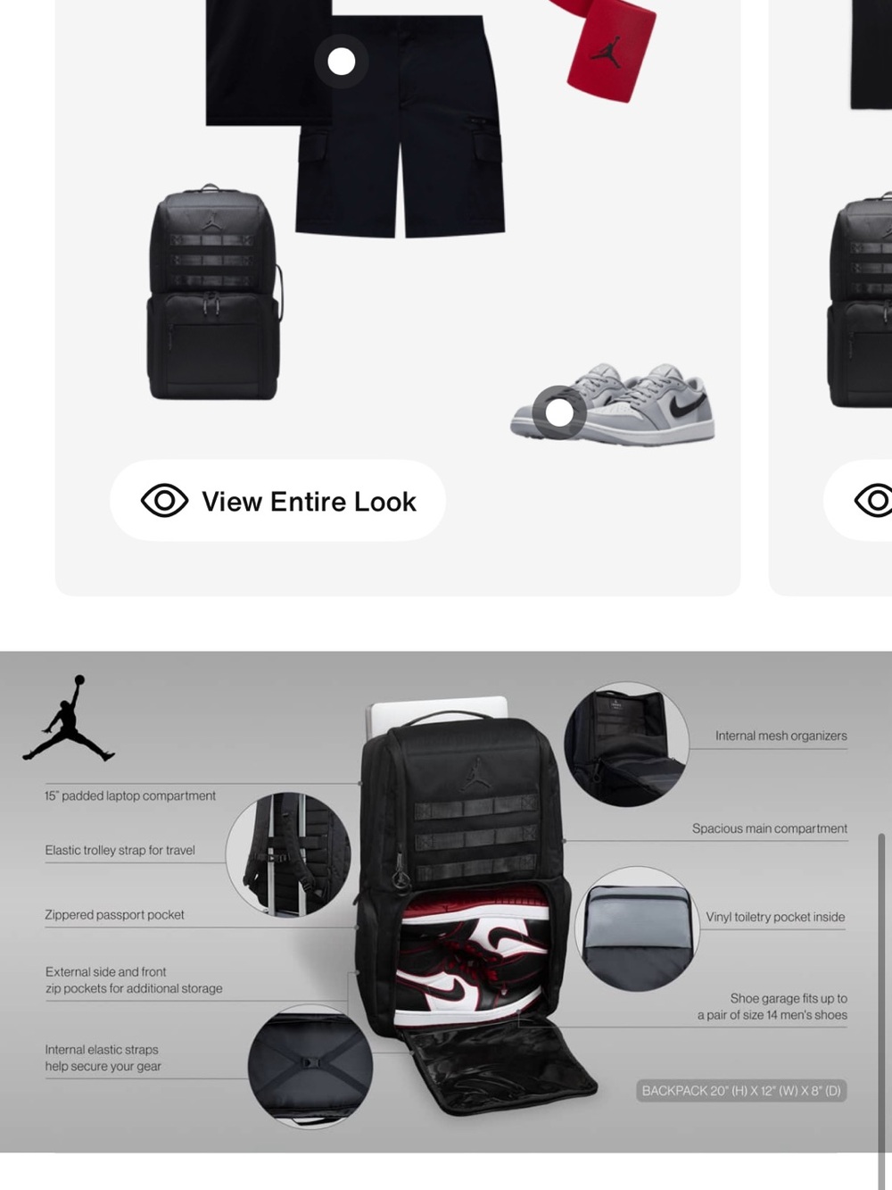 Nike jordan collectors backpack 31.5L MA0944 023 - Picture 10 of 10